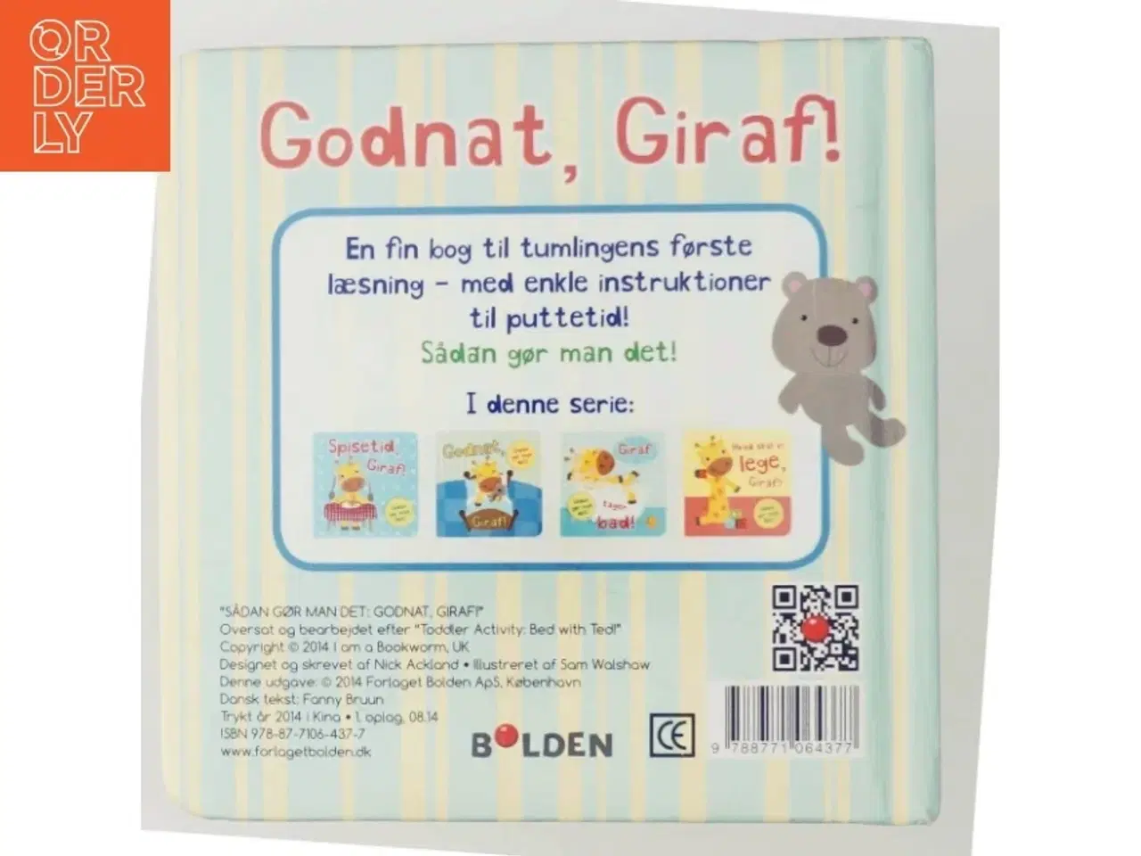 Billede 3 - Godnat, Giraf! af Nick Ackland (Bog)