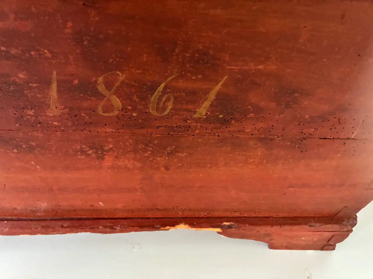 Billede 3 - Gammel trækiste i træ 500,- kroner