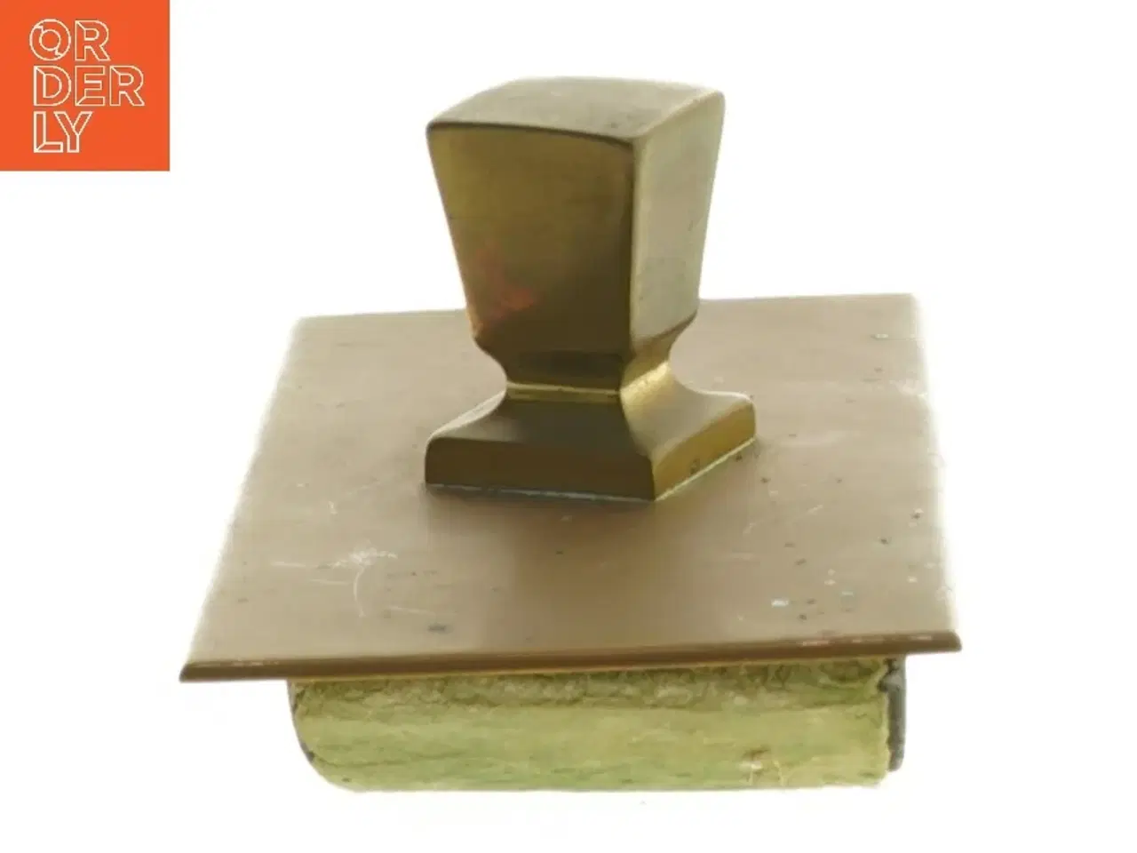 Billede 2 - Antik blækklods (str. 6x14x7 cm)