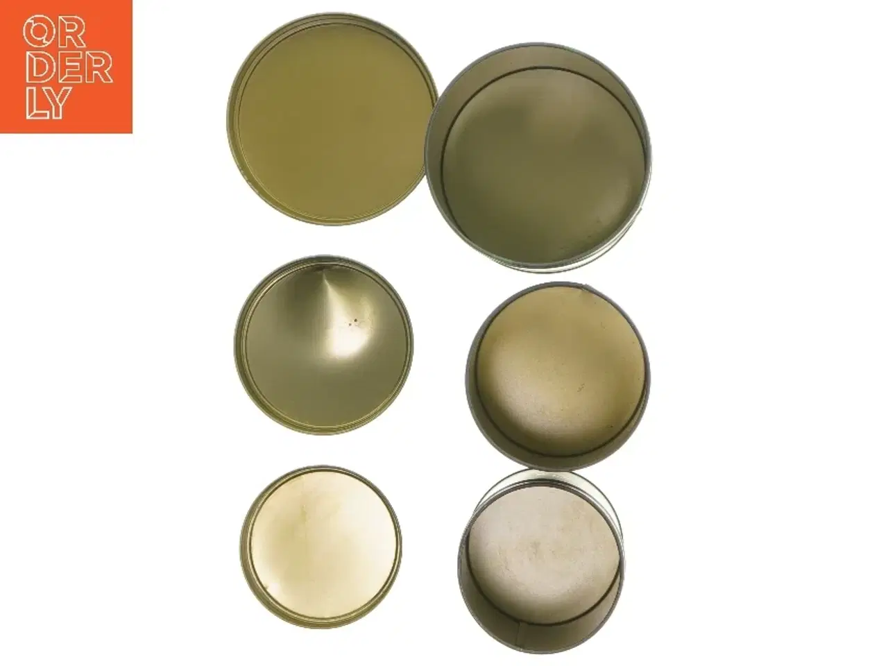 Billede 5 - Runde opbevaringsdåser med frugtprint (str. 11,5 cm og 13 cm og 13,7 cm)