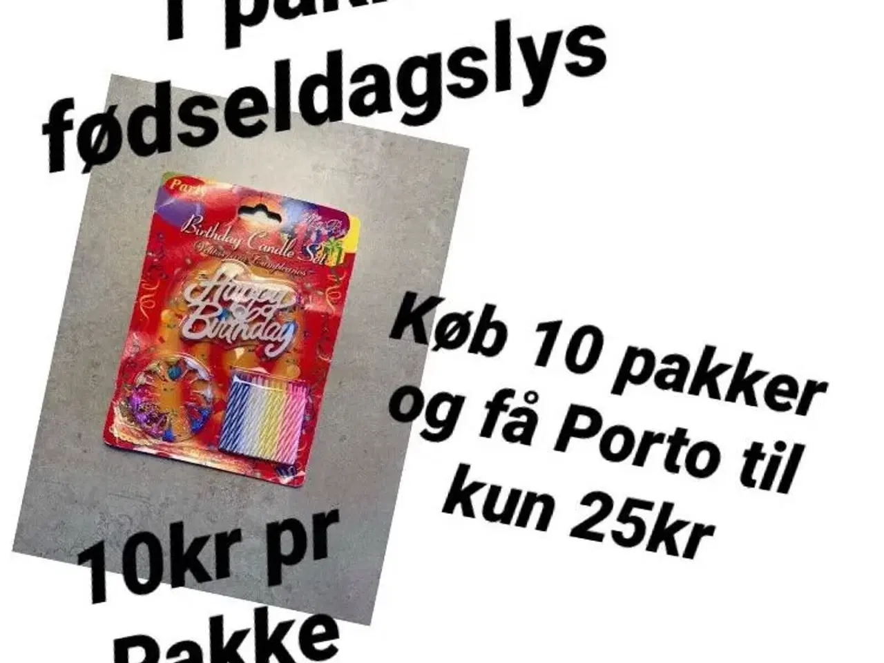 Billede 1 - Fødselsdagslys