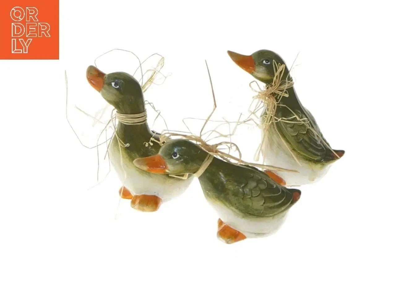 Billede 1 - Dekorative andefigurer (str. 3 stk 9 cm)