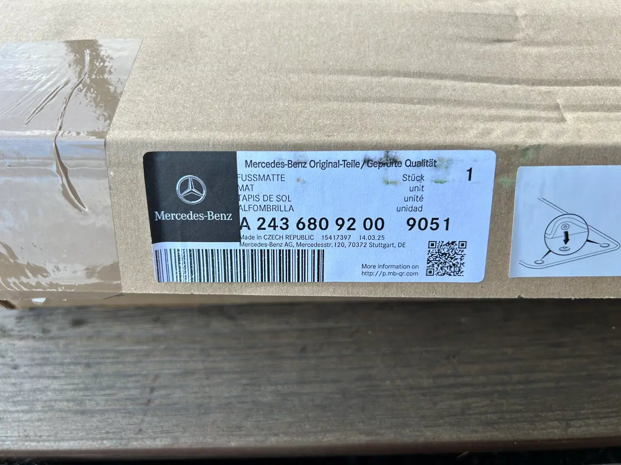 Billede 5 - Nye originale gummimåtter Mercedes EQA