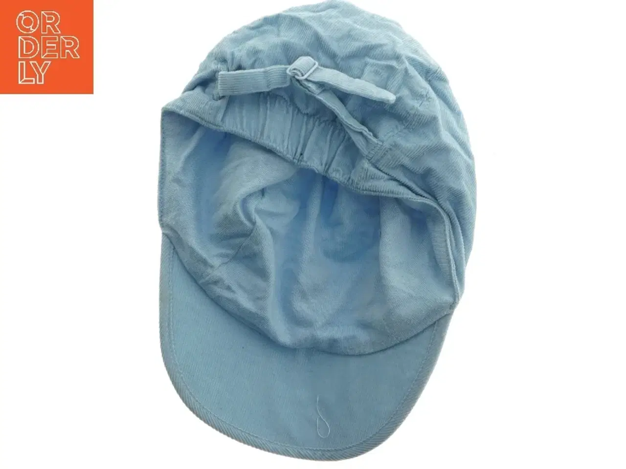 Billede 5 - Babycap i blå bomuld (str. 18 cm)