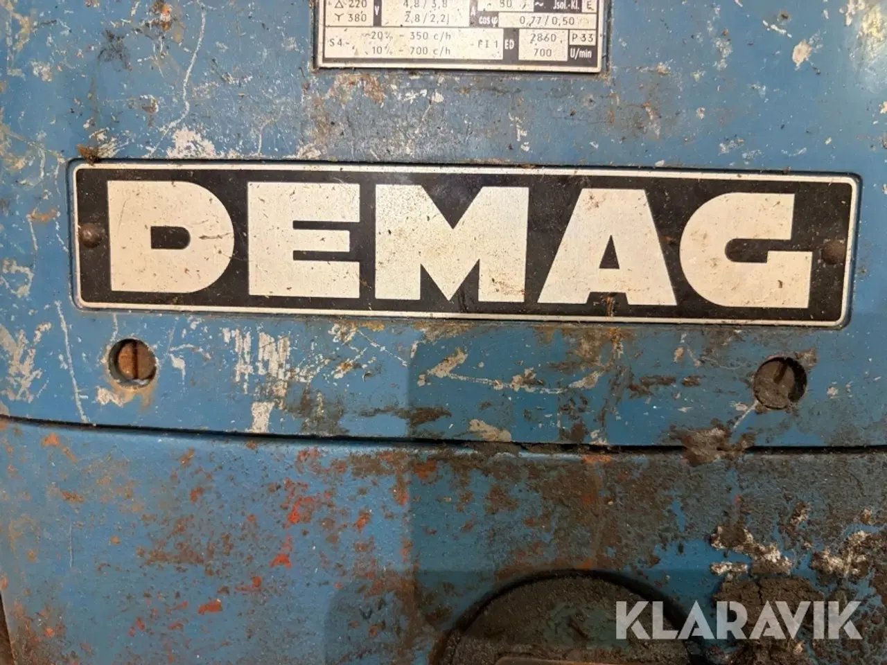 Billede 9 - El kædetalje Demag 1000 kg