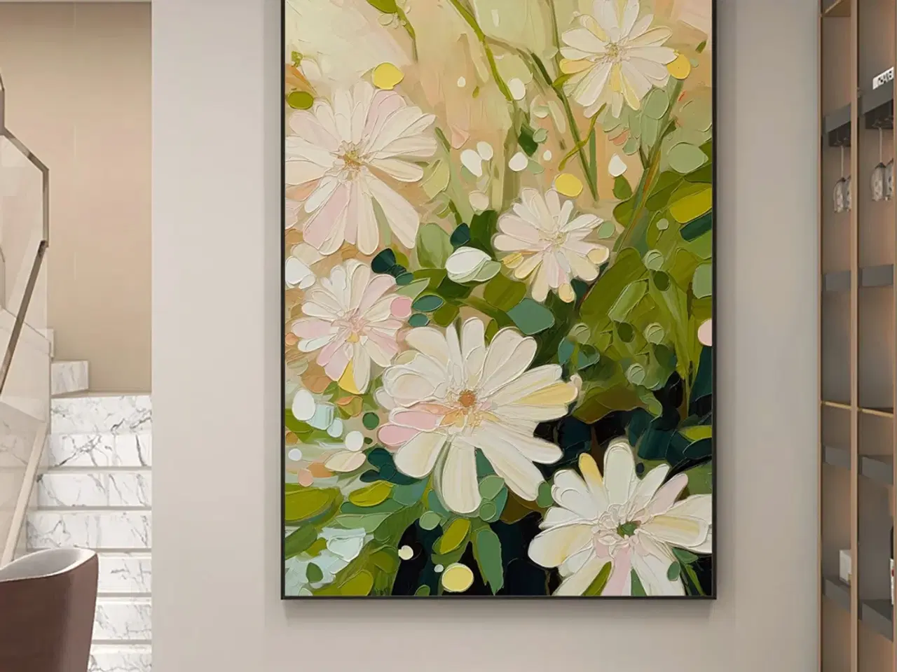 Billede 2 - Stort maleri 95 x 150 cm (Gratis levering)