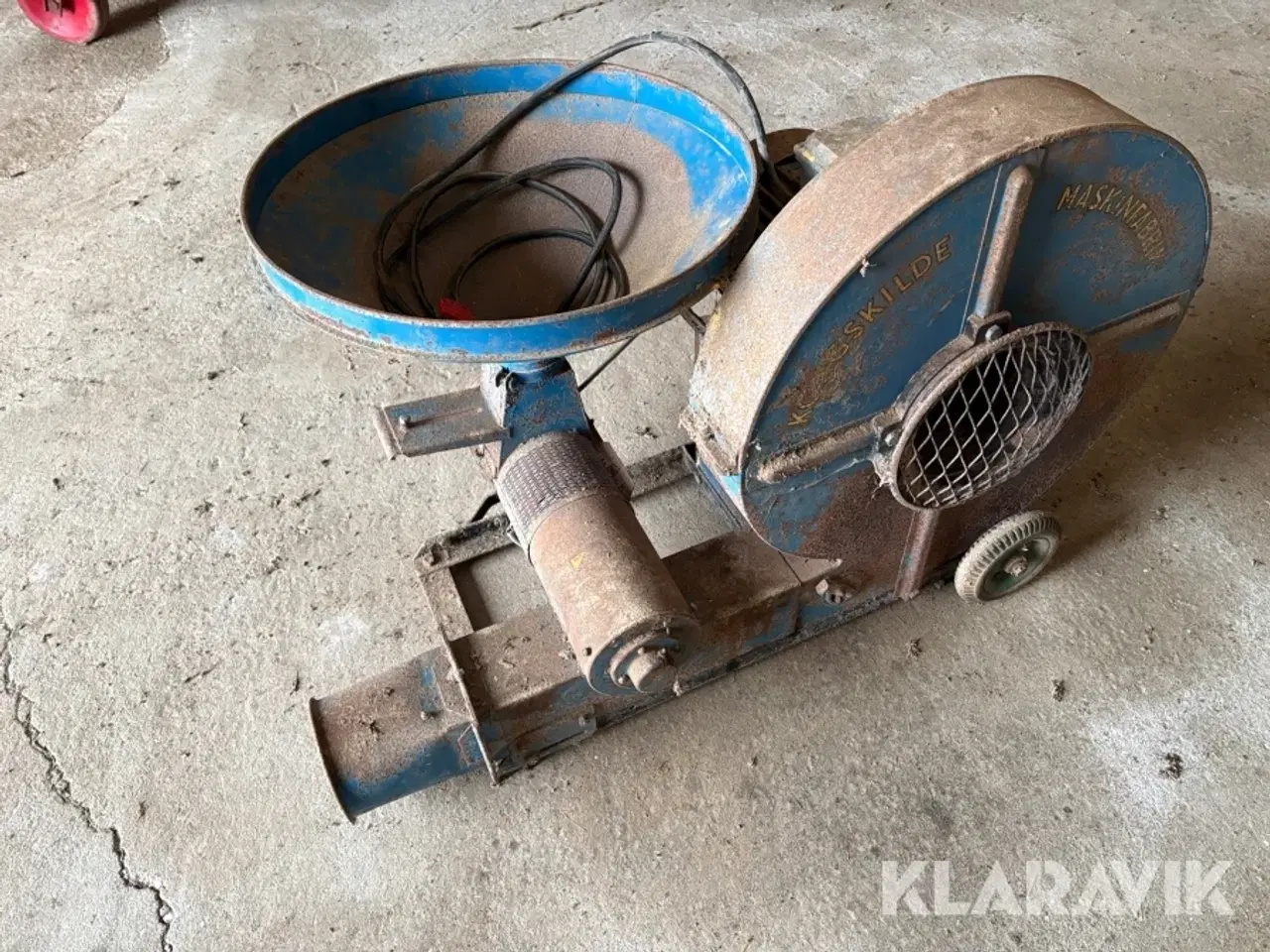 Billede 2 - Kornblæser med indfødning Kongskilde 52DKM