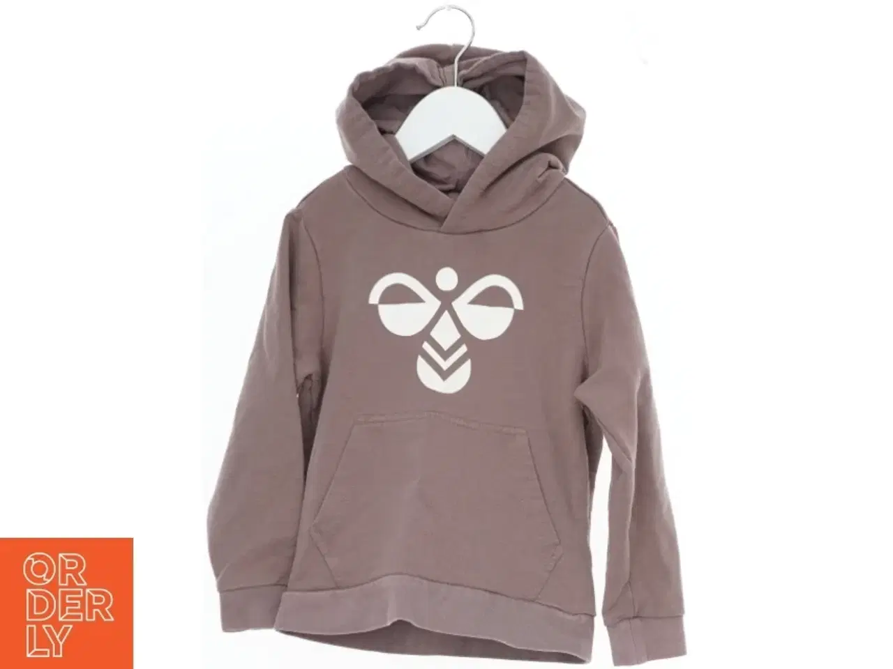 Billede 1 - Sweatshirt med hætte og grafisk print fra Hummel (str. 110)