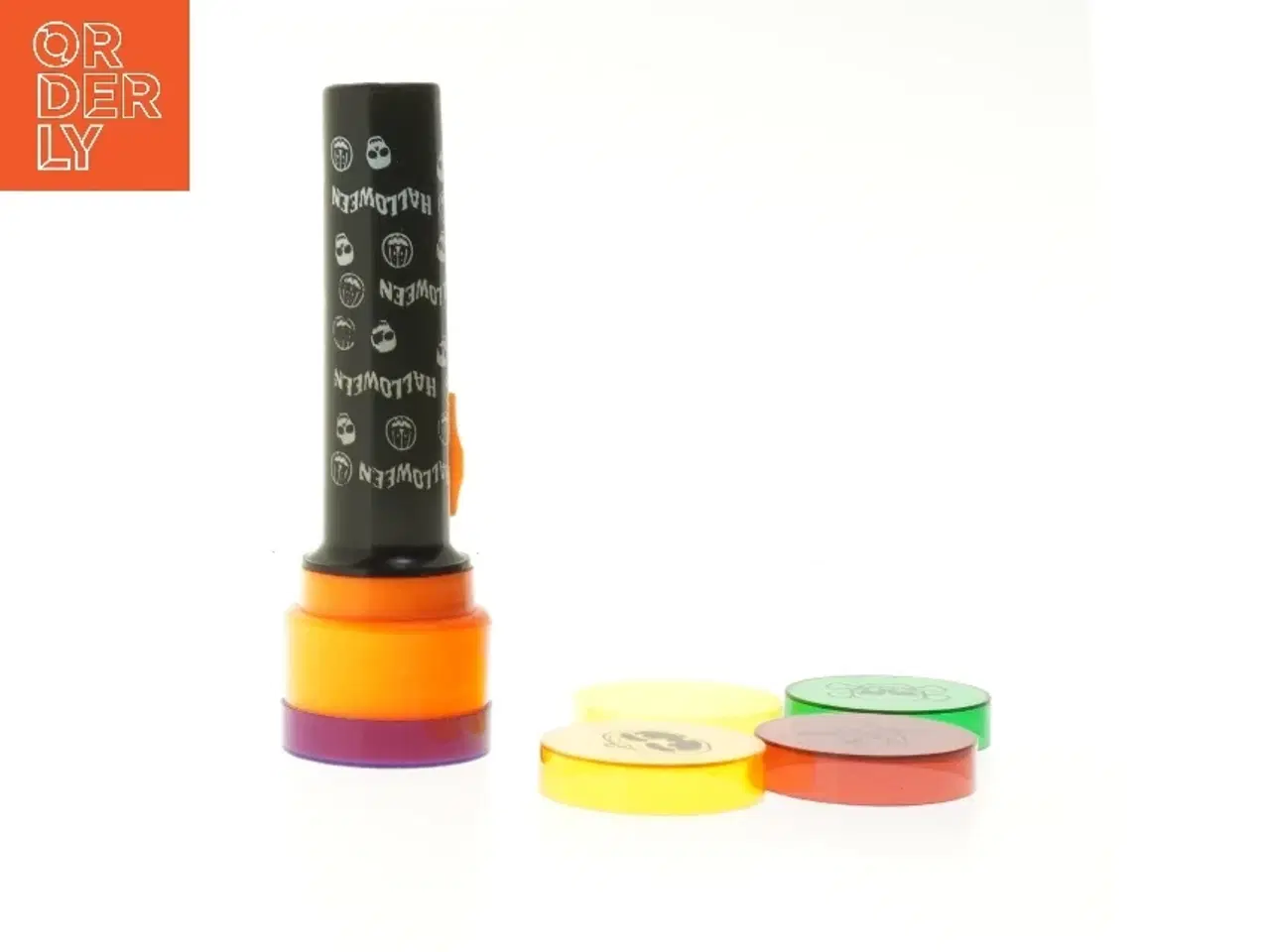 Billede 1 - Halloween projektor lommelygte (str. 18 cm)