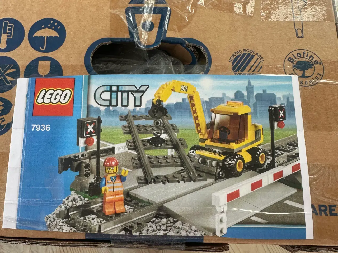 Billede 4 - Lego tog, skinner og station