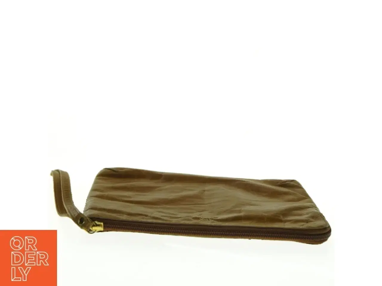 Billede 2 - Læder clutch med krokodilleskind fra Bel Sac (str. 26 x 21 cm)