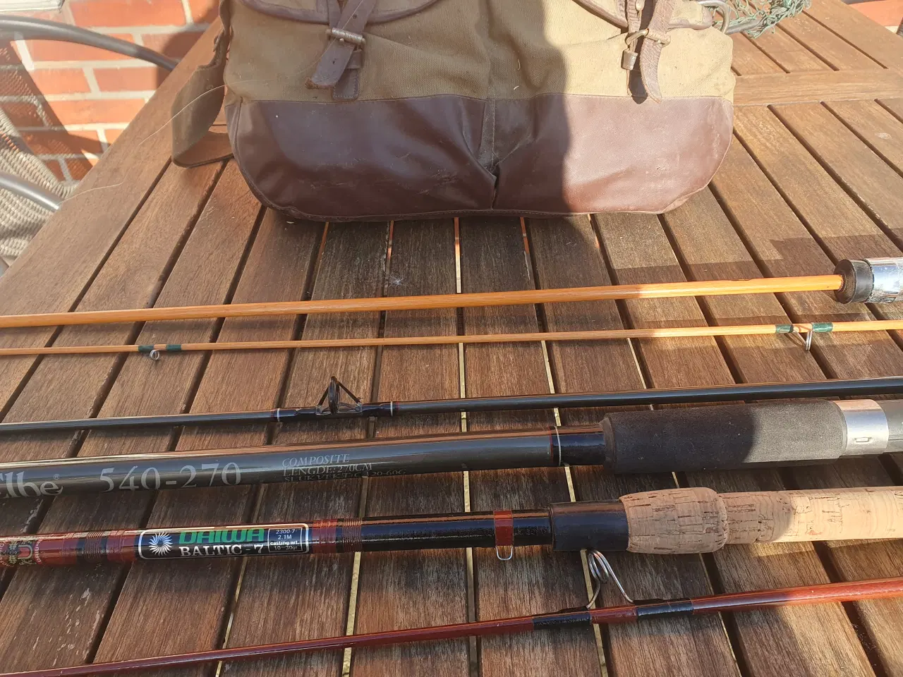 Billede 1 - Fiskestænger og tilbehør sæt