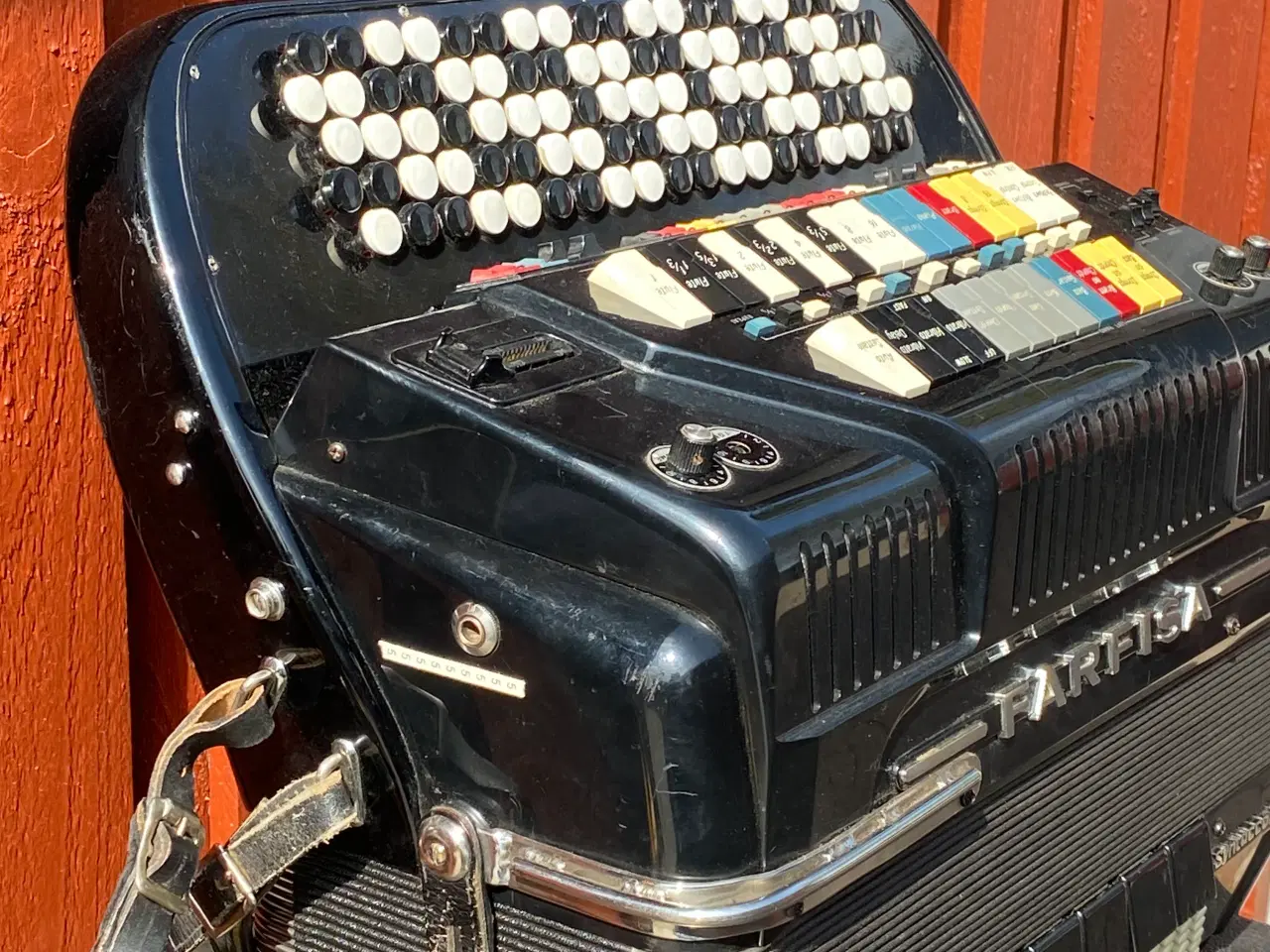 Billede 4 - Italiensk Farfisa 3-koret harmonika – Syntaccordio