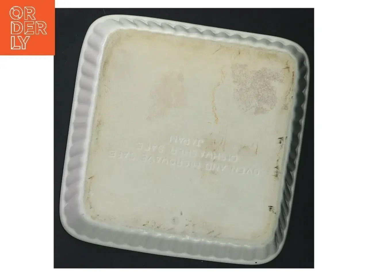 Billede 2 - Kvadratisk porcelænsfad (str. 15x15x4 cm)