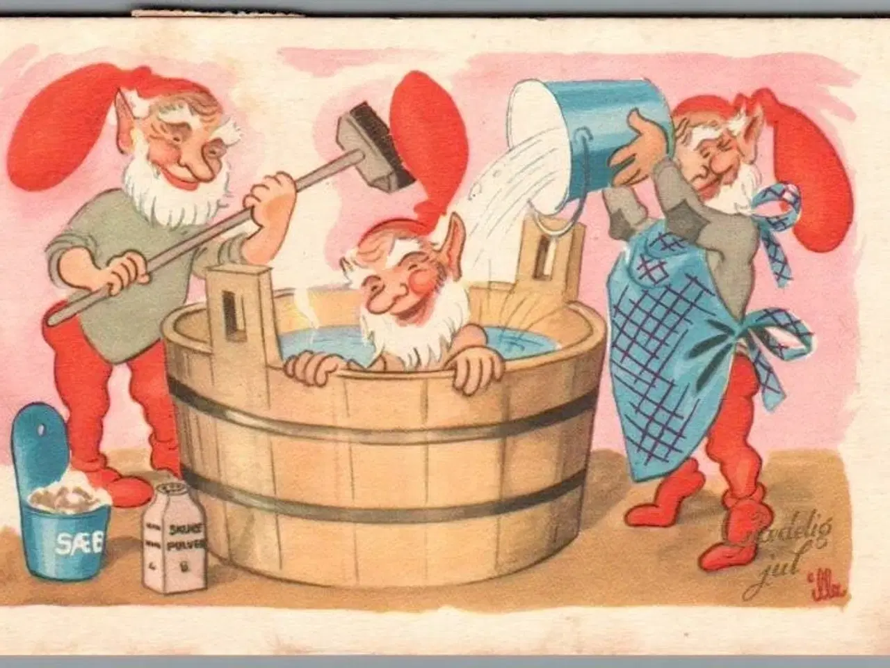 Billede 1 - Illa - Glædelig Jul - Stender Serie 861 - Brugt