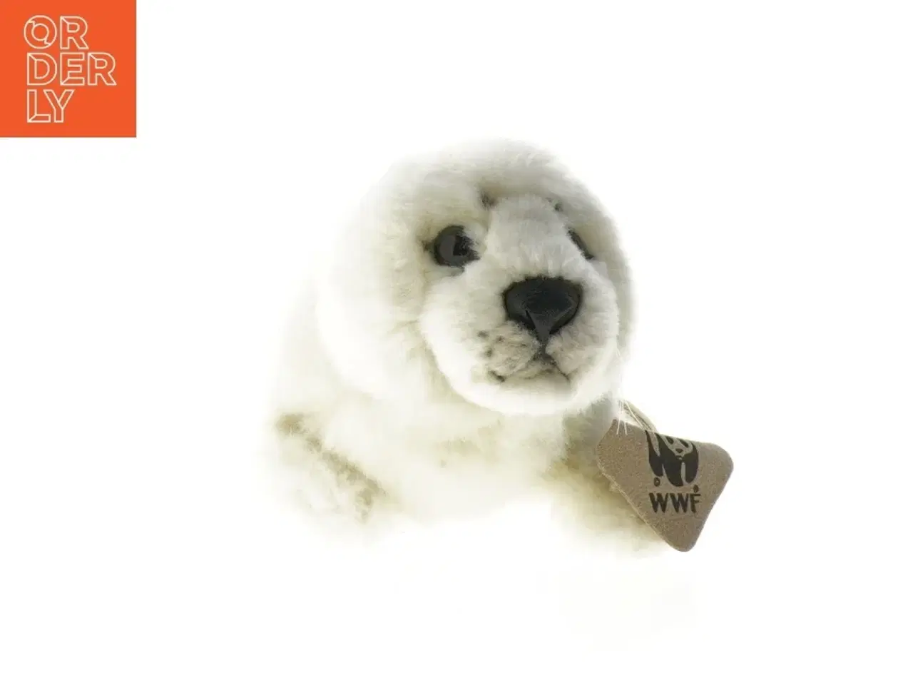 Billede 3 - WWF hvid sæl bamse fra WWF (str. 25 cm)