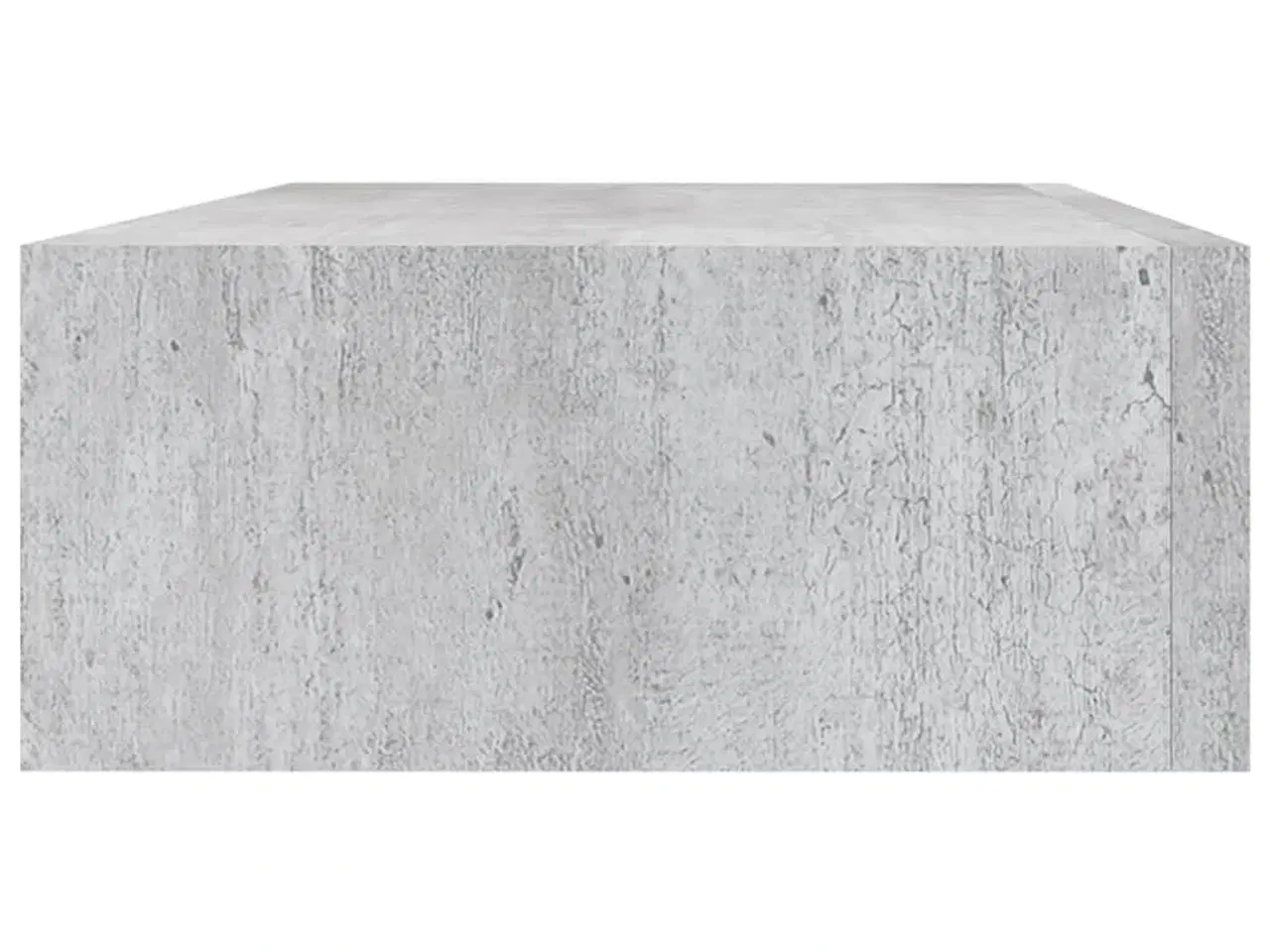 Billede 5 - Væghylde med skuffe 40x23,5x10 cm MDF betongrå