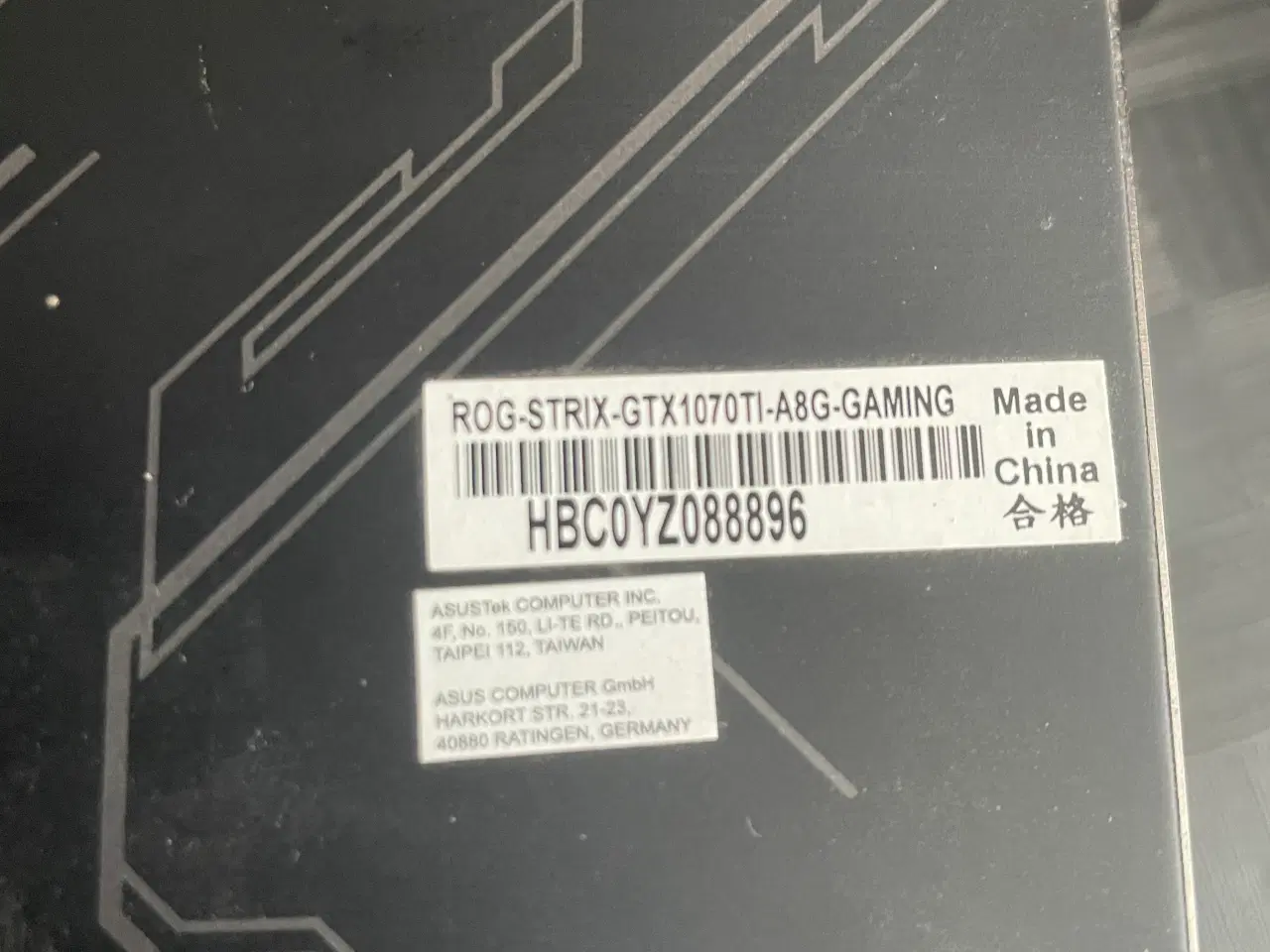 Billede 1 - grafikort 