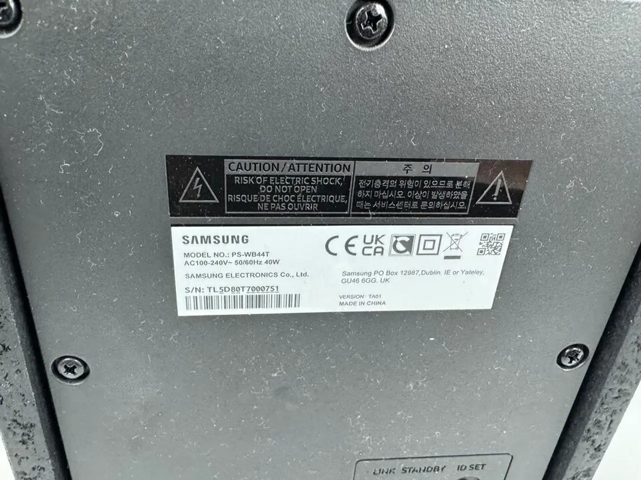 Billede 4 - Samsung PS-WB44T Subwoofer MOMSFRI