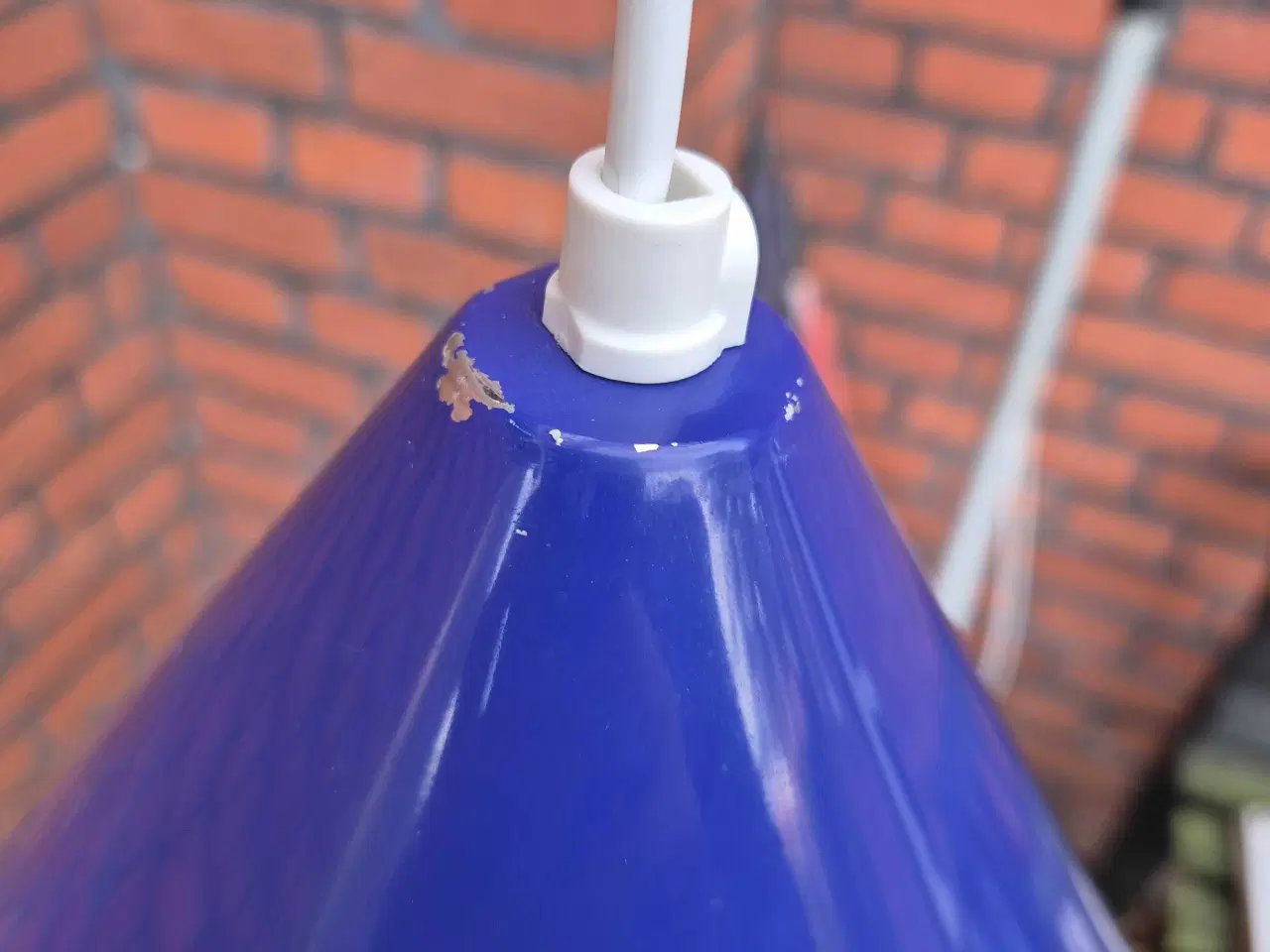 Billede 7 - Lilla kegleformet retrolampe 