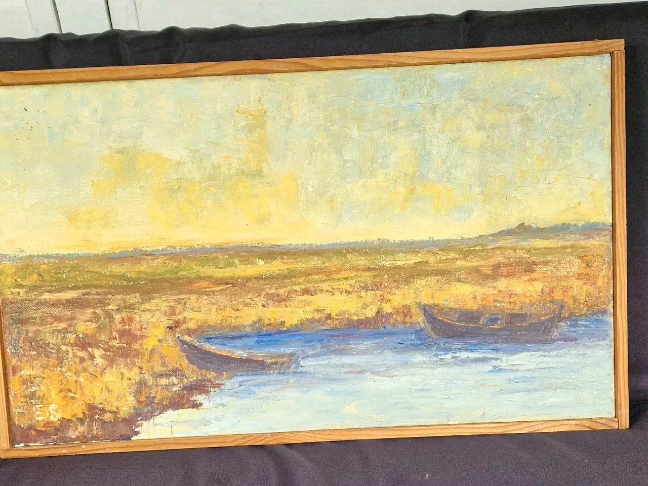 Billede 6 - Flot oliemaleri af dansk natur
