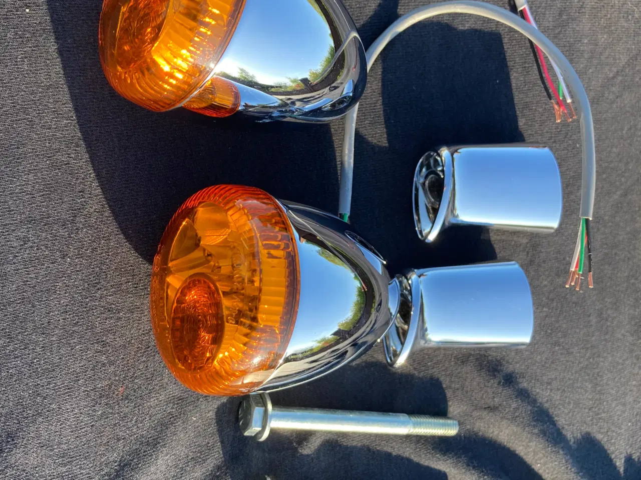 Billede 3 - 3-i-1 Harley baglys/blink/bremselys, originale