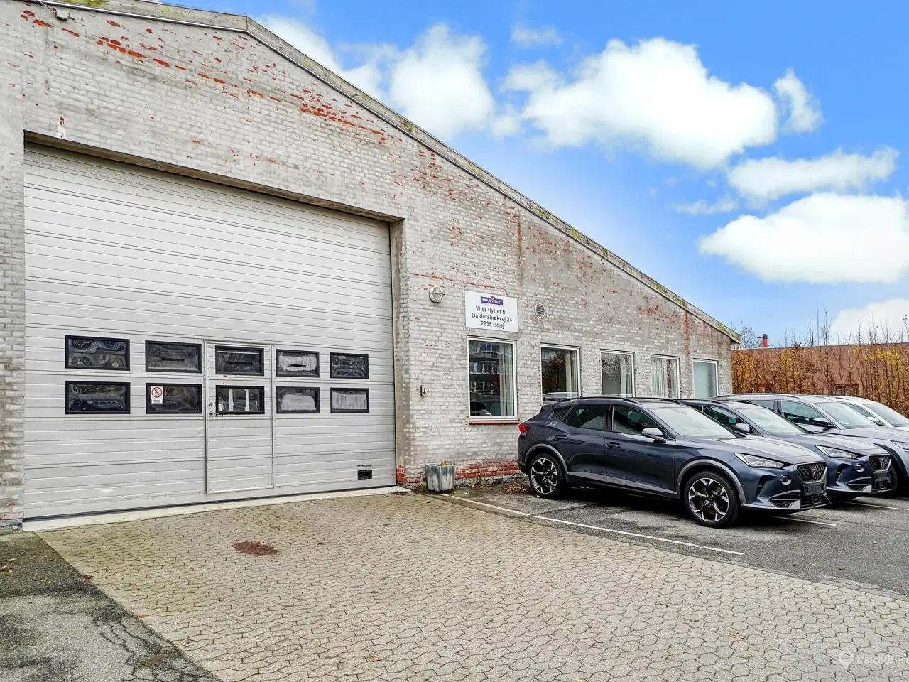 Billede 13 - Højloftet lager m. tre porte og kontorafsnit