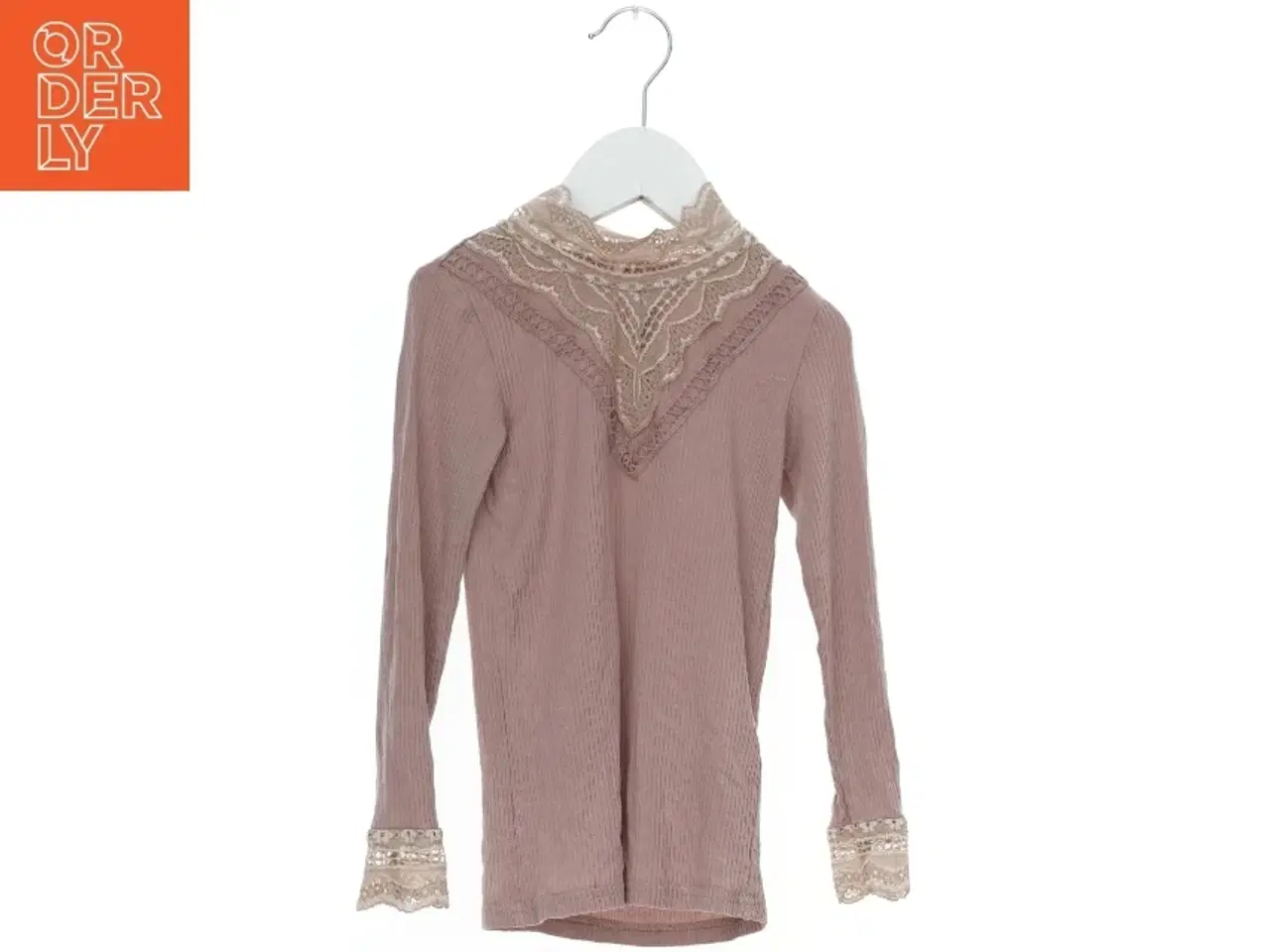 Billede 1 - Langærmet blondetrøje til børn fra Name It (str. 110)