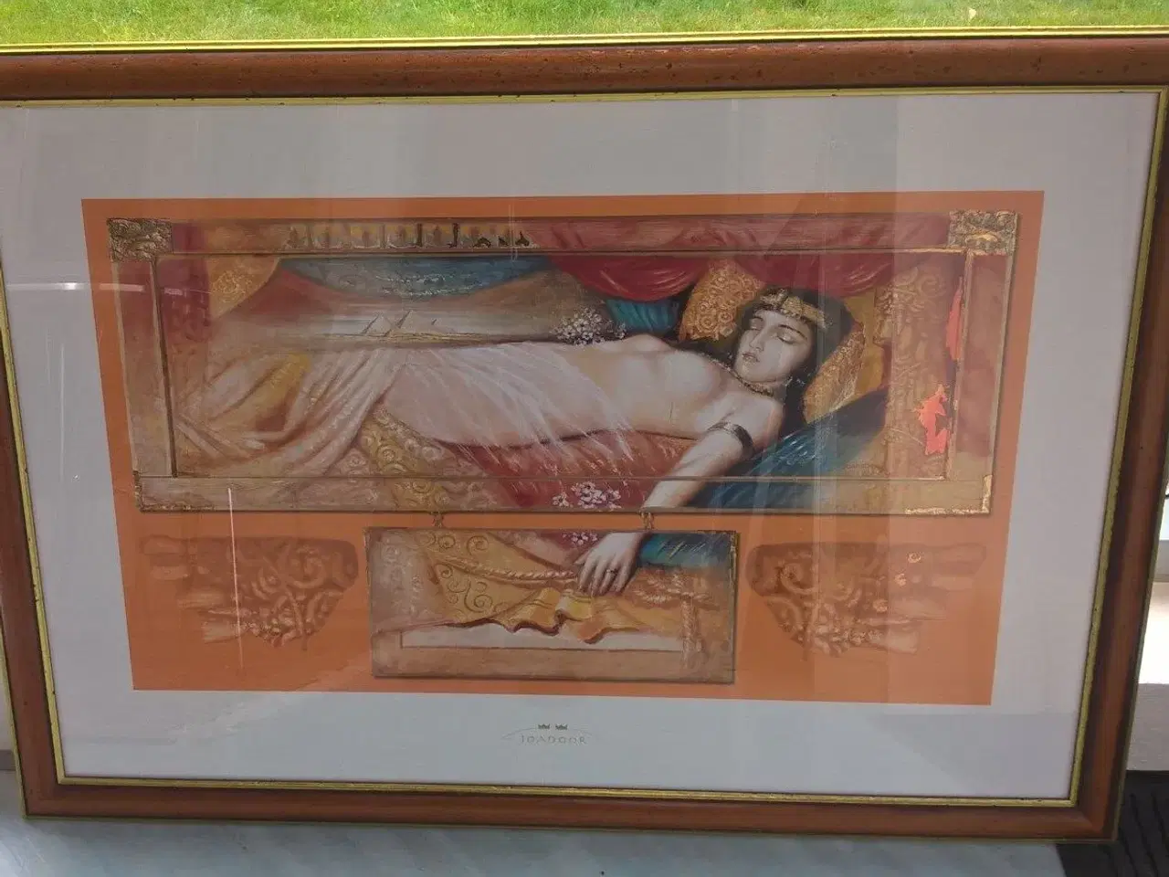 Billede 1 - Romersk kunstplakat - Cleopatra liggende