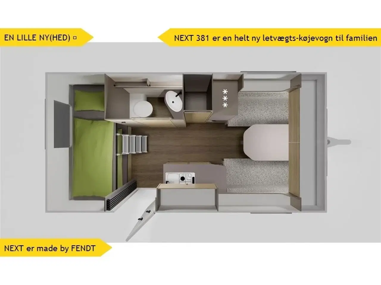 Billede 16 - 2026 - Fendt NEXT 381   Nyhed Fendt Next 381 2026 fra Hinshøj Caravan