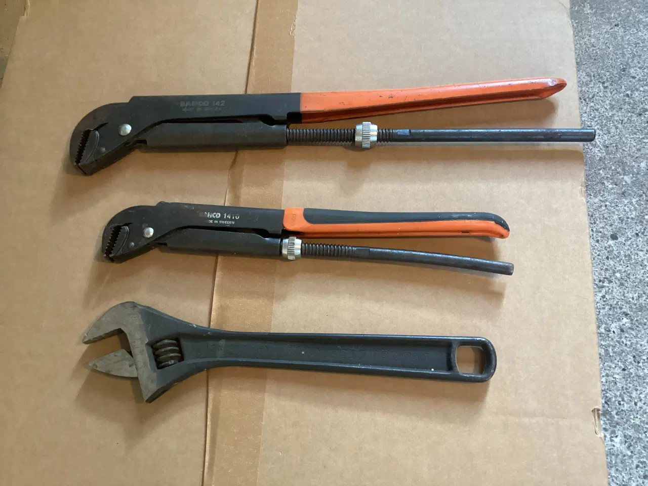 Billede 5 - Rørtænger og svensknøgle 