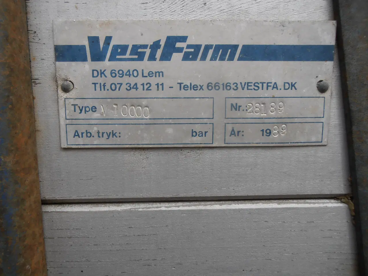 Billede 7 - Vestfarm 10 tons tipvogn .