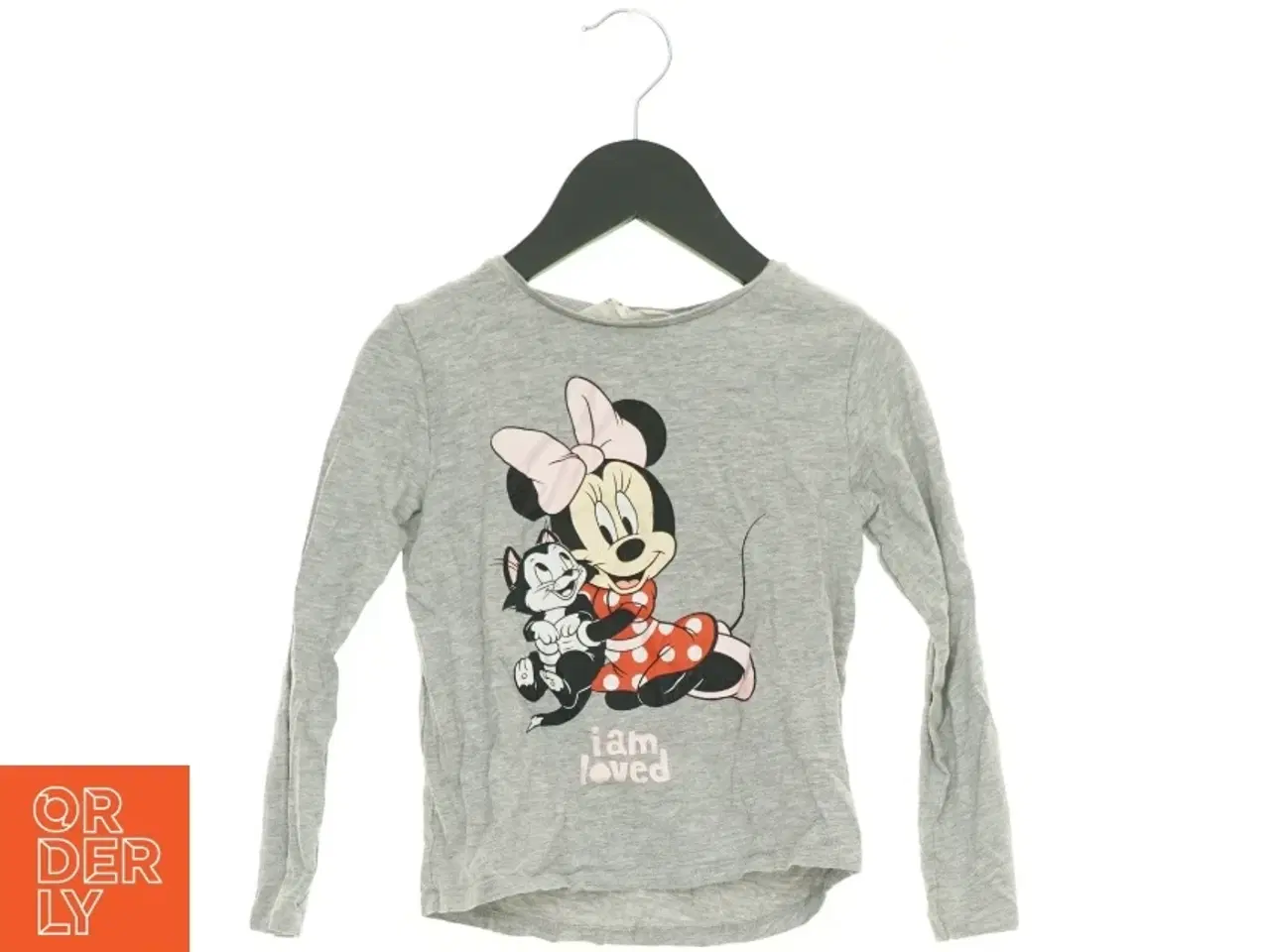 Billede 1 - Bluse med Minnie Mouse motiv fra H&M (str. 110 cm)