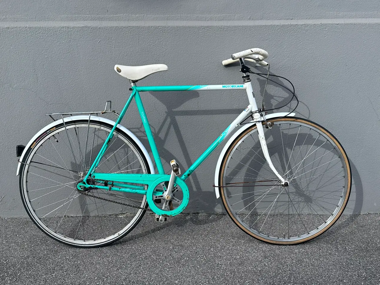 Billede 1 - Hvid / turkis Motobecane Touring herre retrocykel