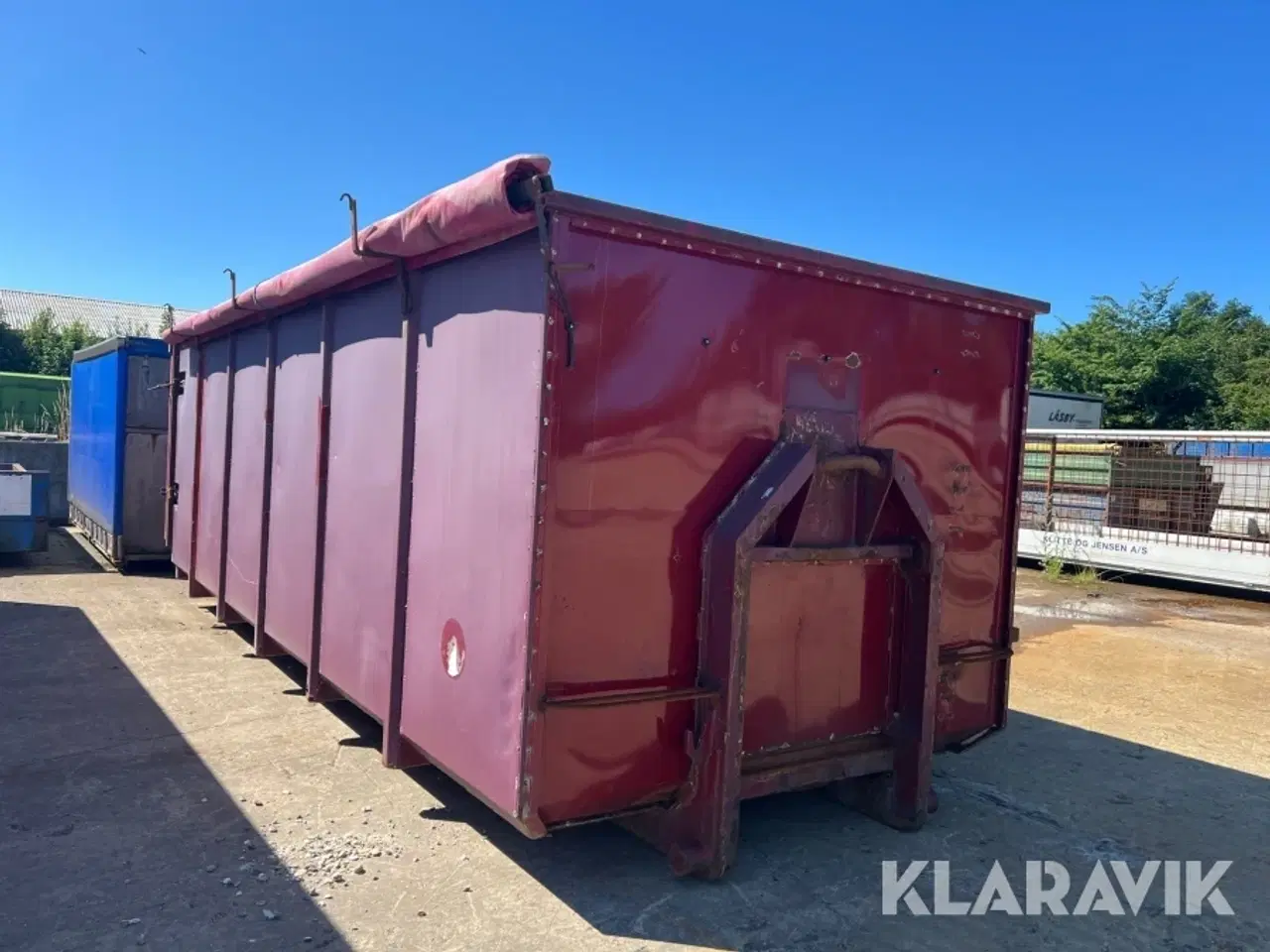 Billede 2 - Korn container med rullepressenning