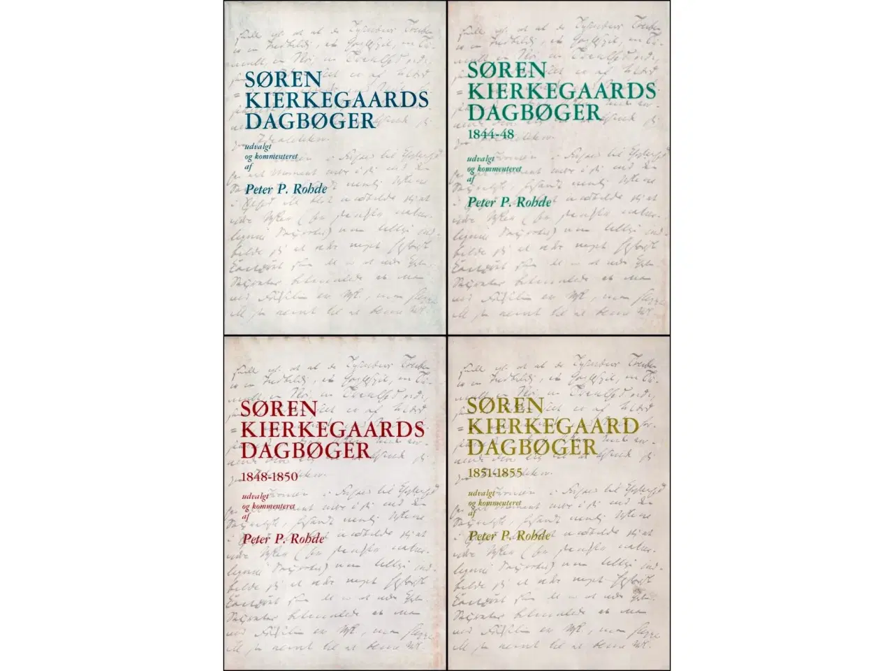 Billede 1 - Søren Kierkegaards dagbøger (4 bind)