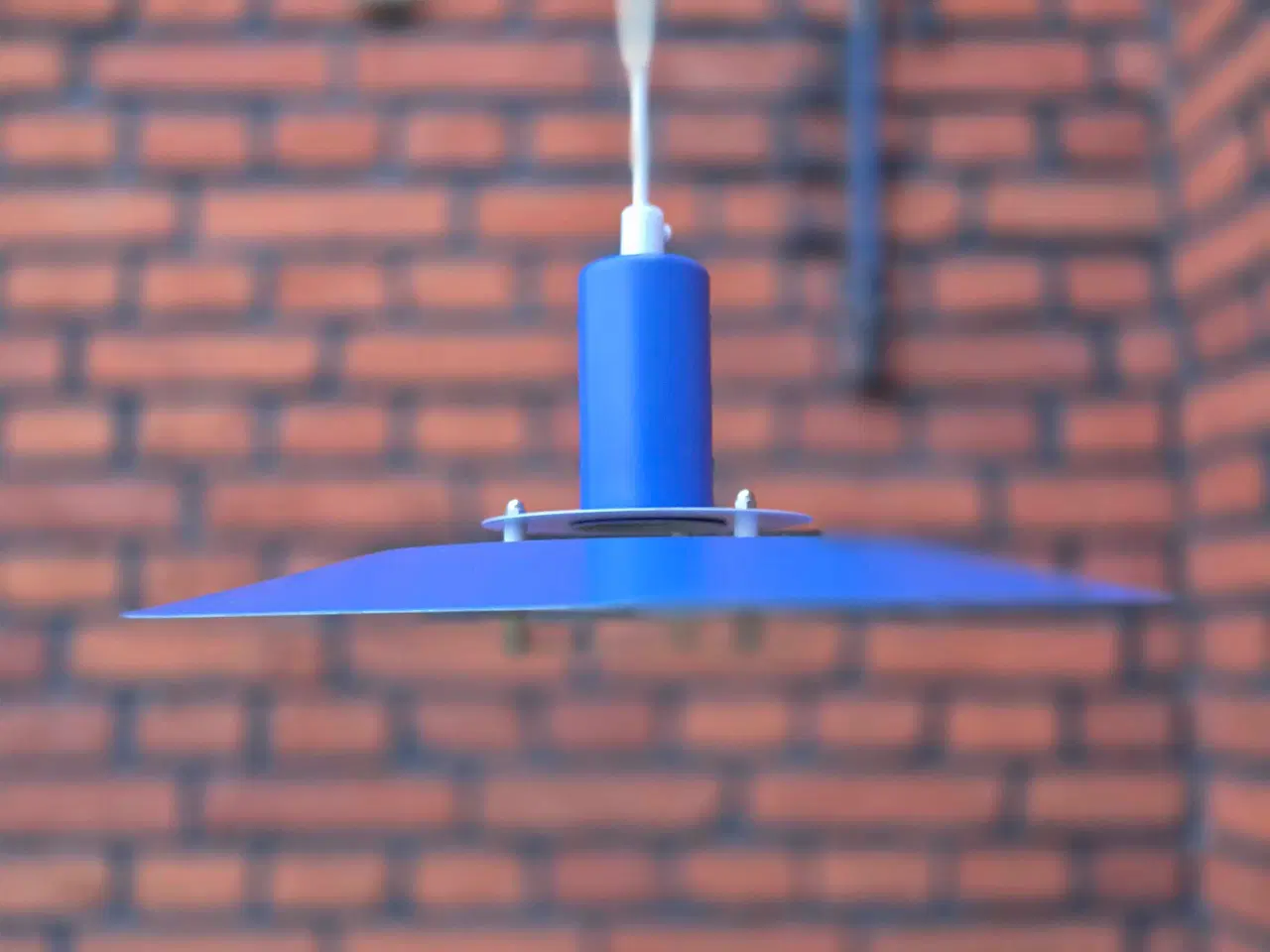 Billede 1 - Klassisk blå retrolampe fra Lyfa