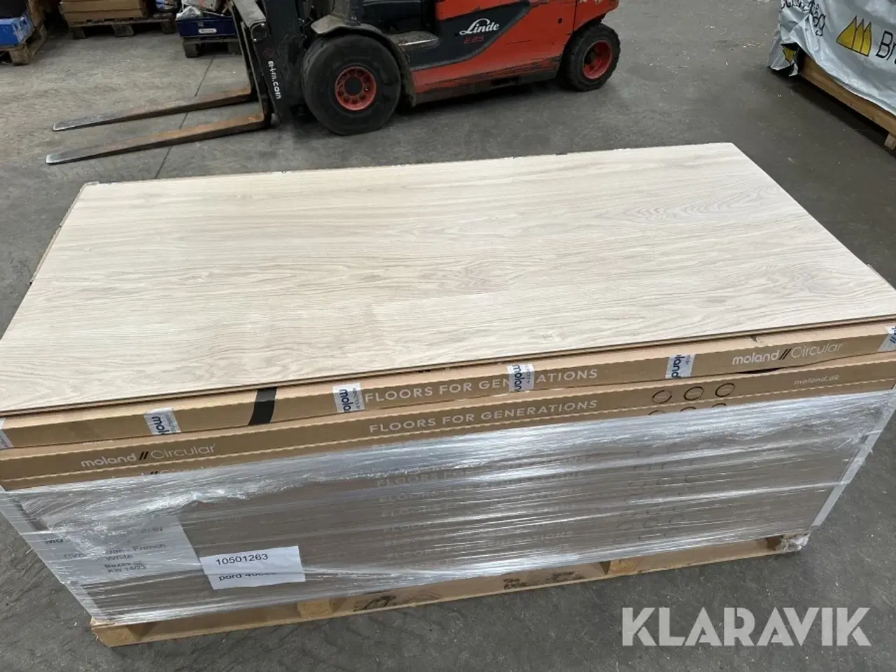 Billede 5 - Gulv Moland Oak Cork Plank French White 104,64m2