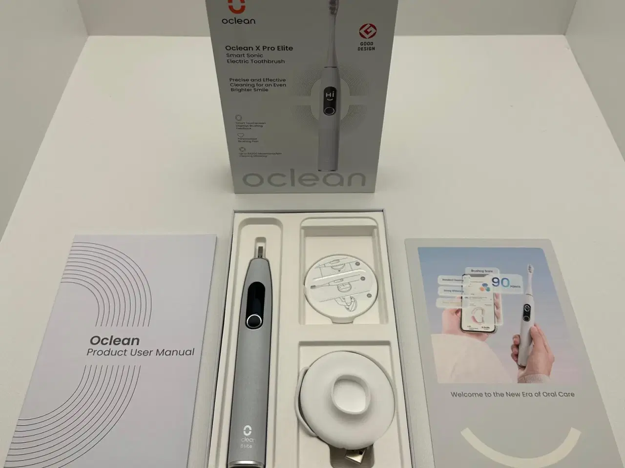 Billede 1 - Oclean X Pro Elite Smart Sonic Tandbørste (Grå)