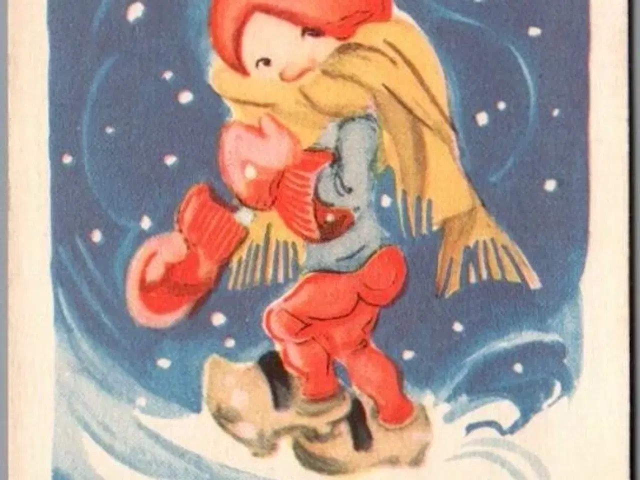 Billede 1 - Illa - Glædelig Jul - Stender Eneret 742 - Postkort - Brugt