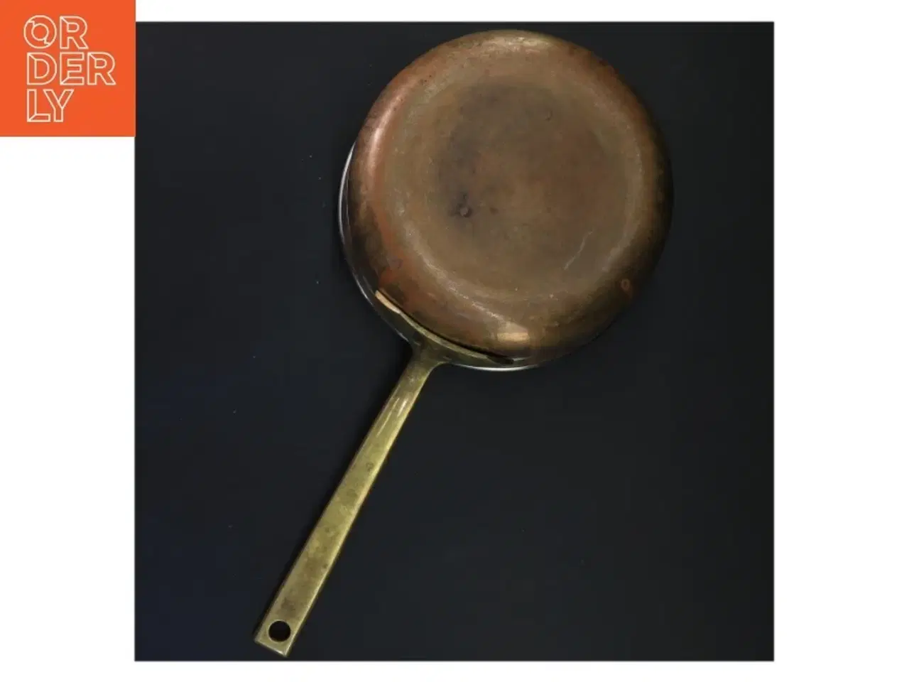 Billede 3 - Kobbersauteuse (str. Ø 17x8 cm)