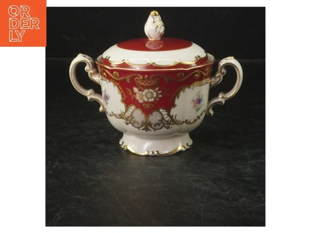 Billede 2 - Dekorativ sukker skål (str. Ø 10 cm)