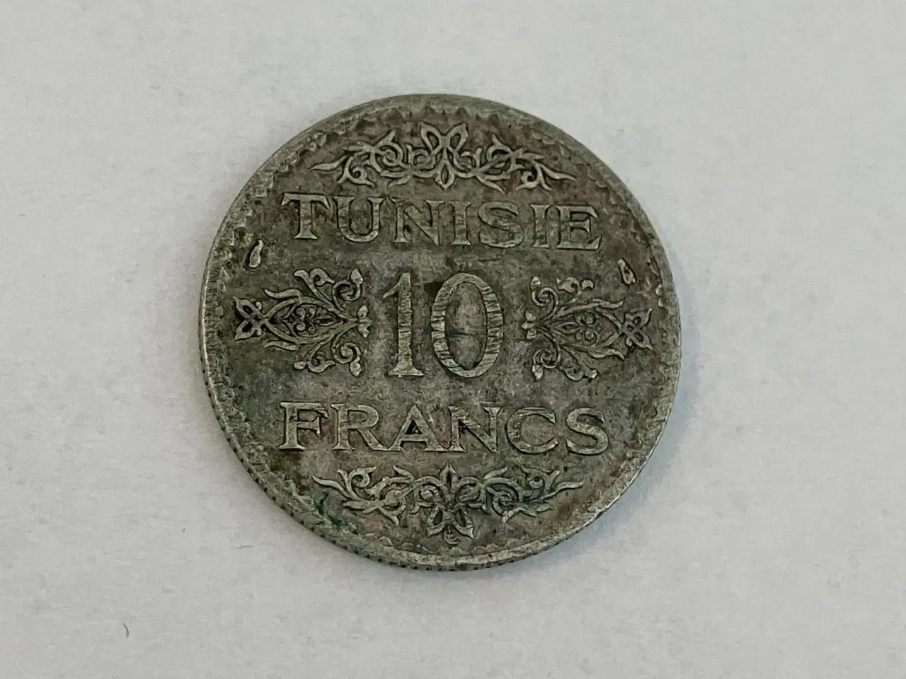 Billede 1 - 10 Francs Tunisia 1353-1358 (1935-1939) - Silver