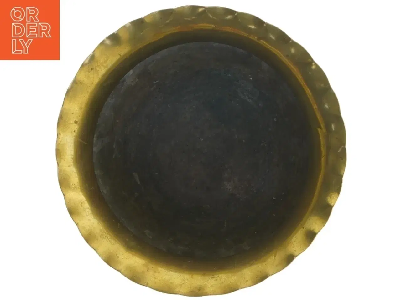 Billede 3 - Messingkrukke (str. Ø. 20 cm. længde. 19 cm)