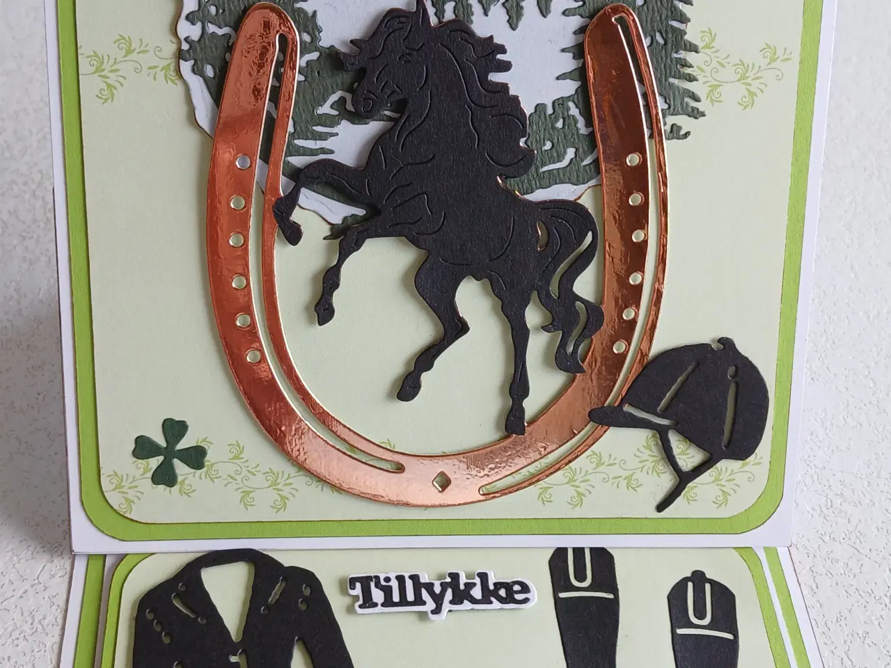 Billede 7 - Heste kort med tillykke på sælges.