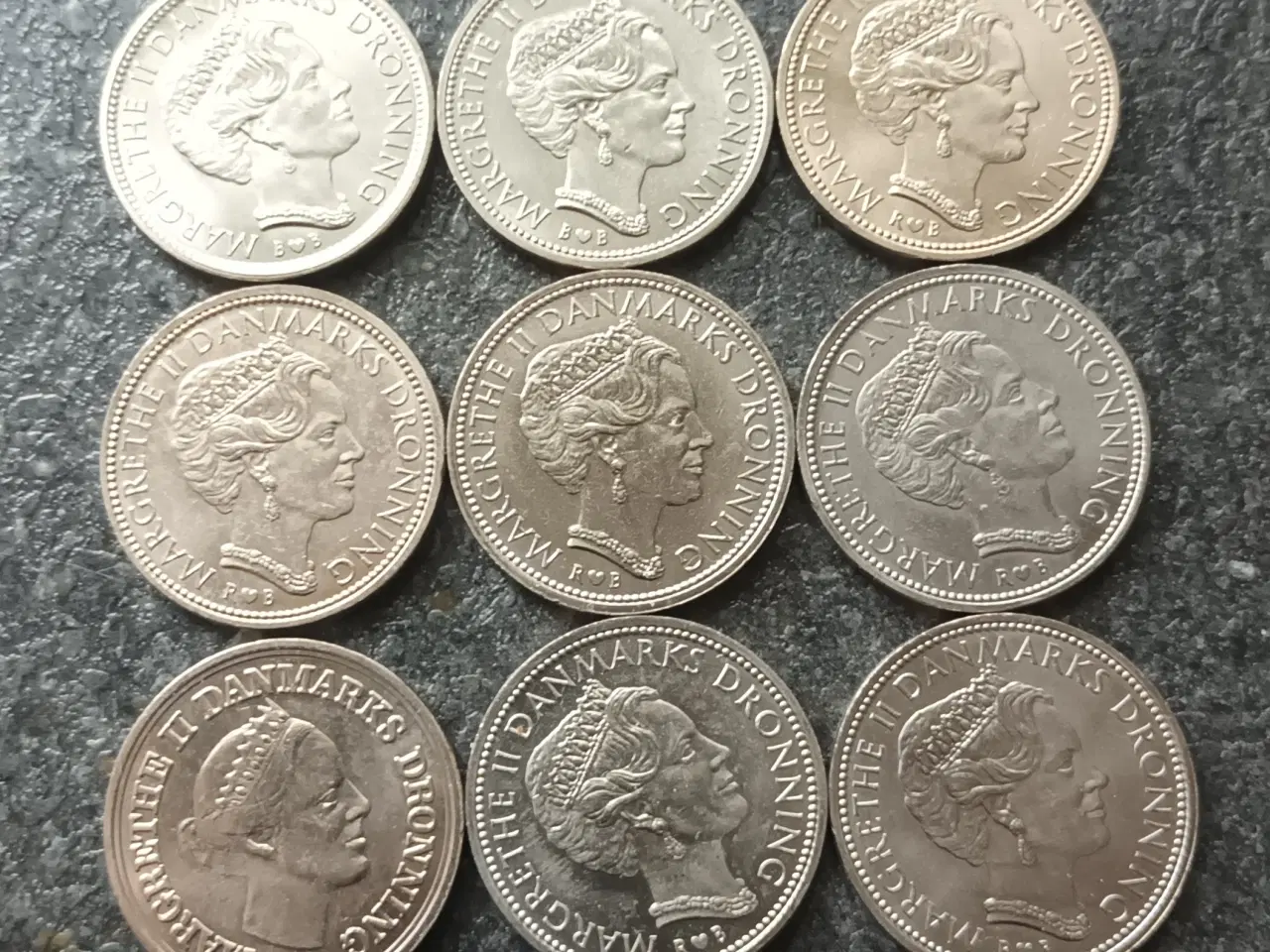 Billede 1 - 10 kr 1979 til 1988 komplet sæt.