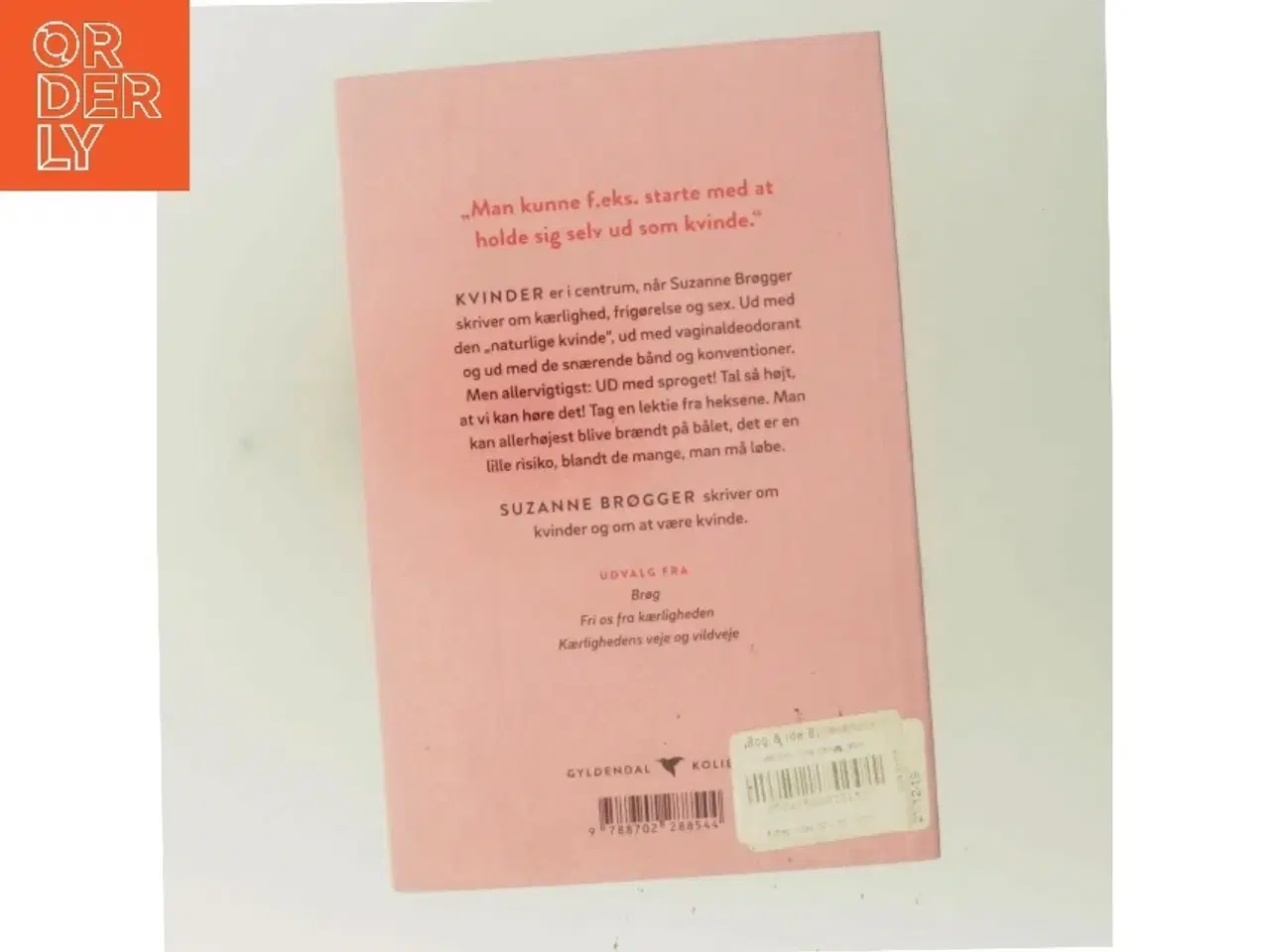 Billede 3 - Om kvinder af Suzanne Brøgger (Bog)
