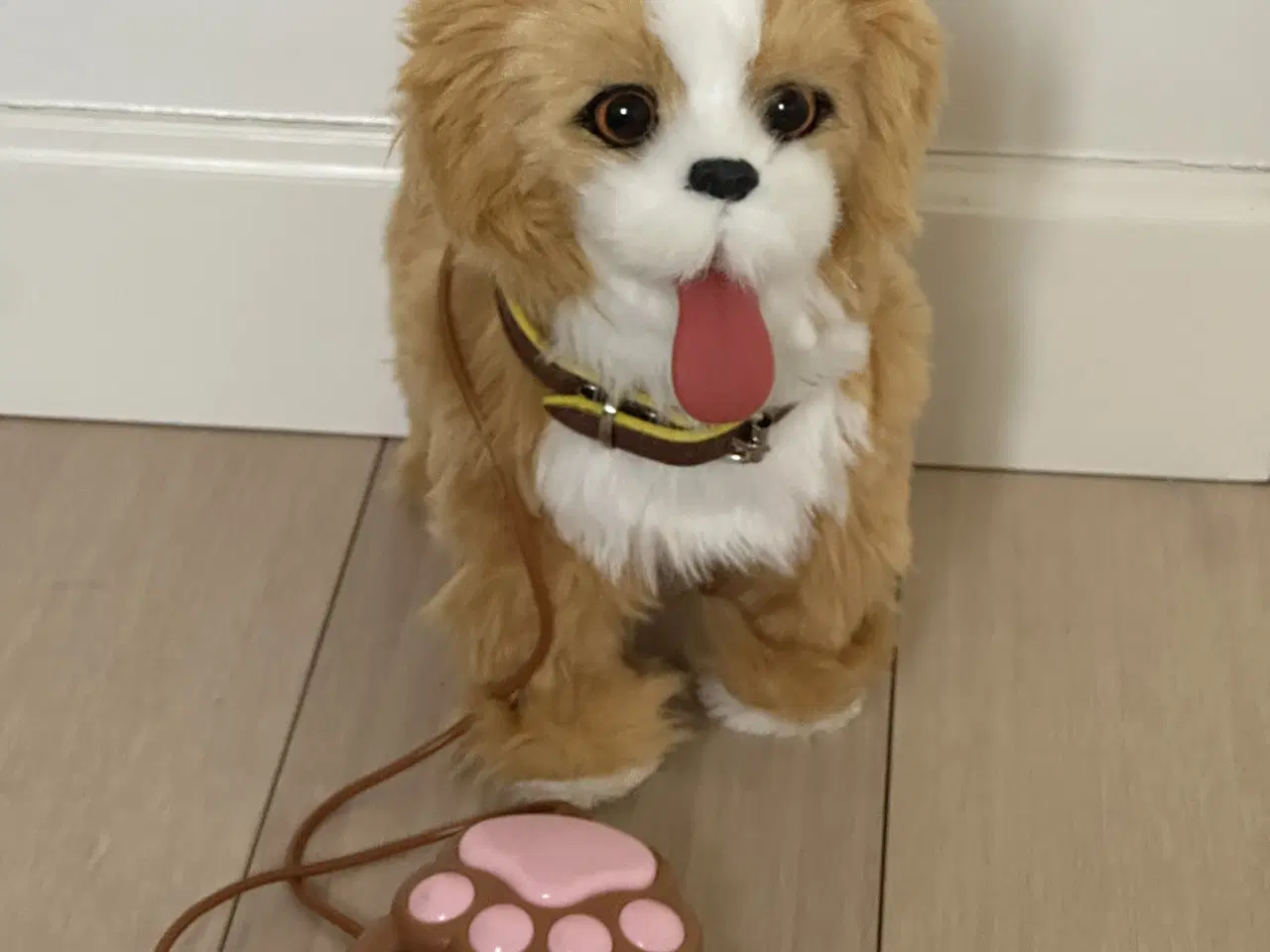 Billede 1 - 🐶 SØD INTERAKTIV HUNDEBAMSE MED FJERNBETJENING 🐶