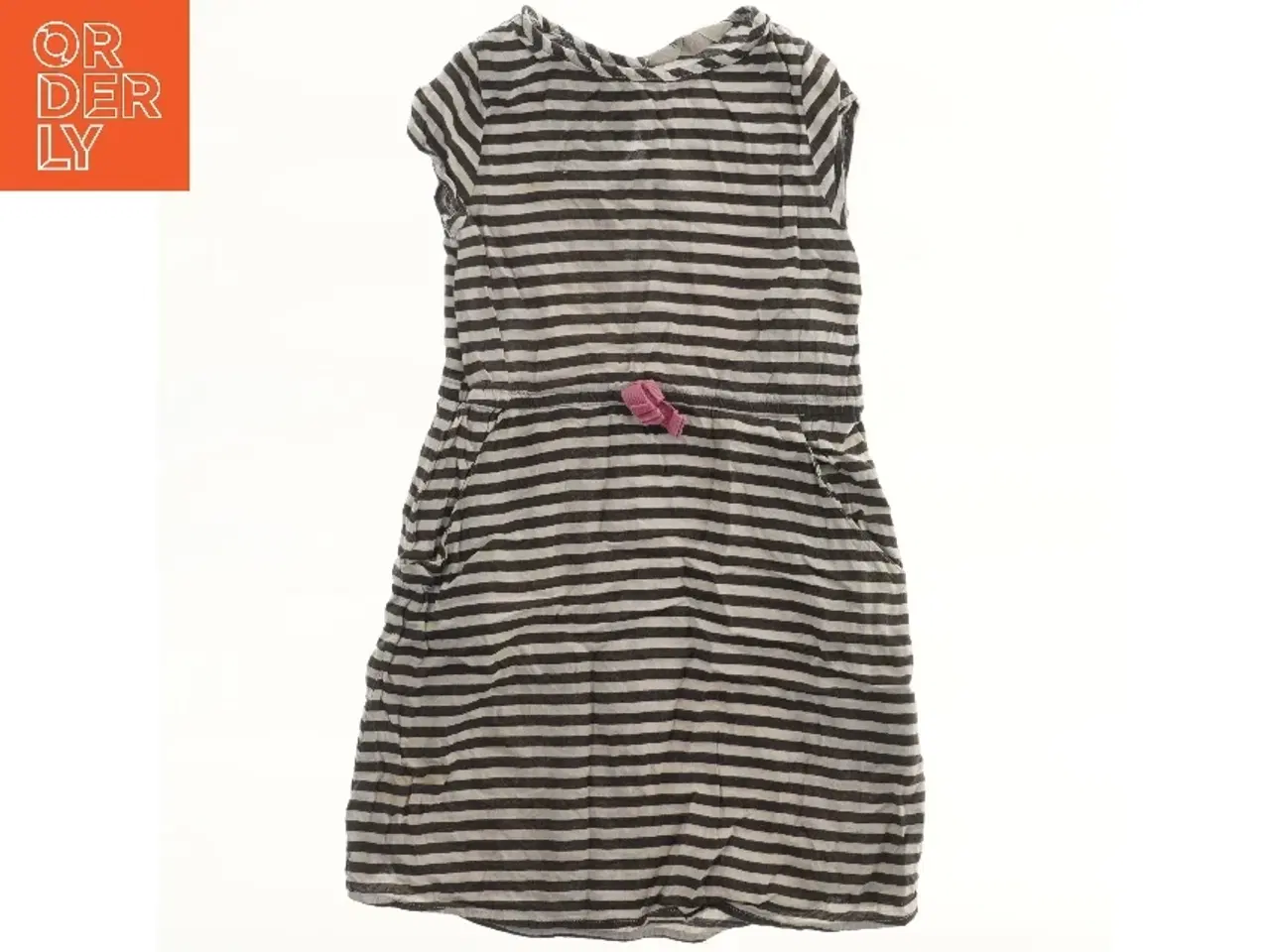 Billede 1 - Stribet kjole med bånd (str. 116)