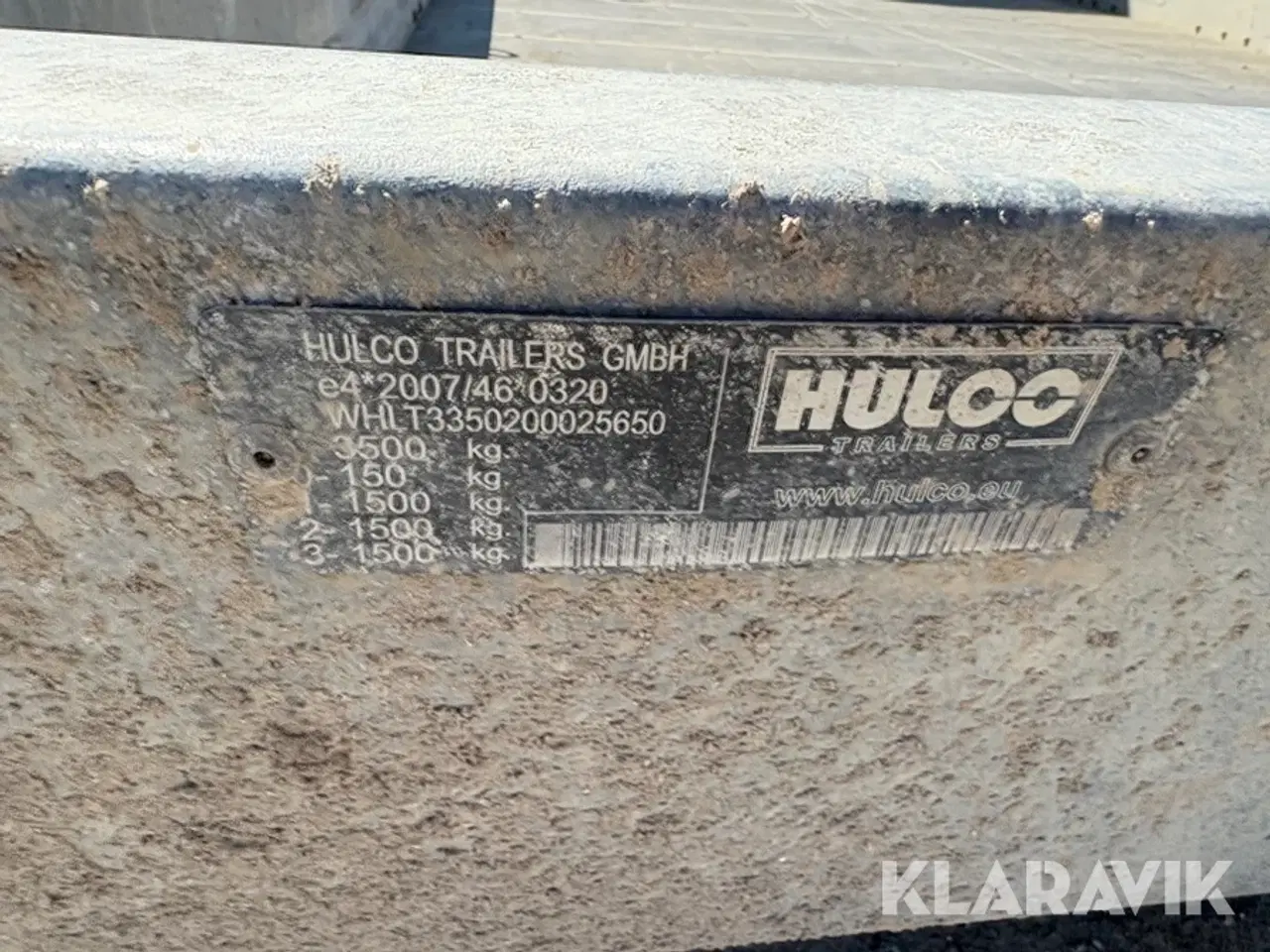 Billede 6 - Maskintrailer Hulco Terrax 3
